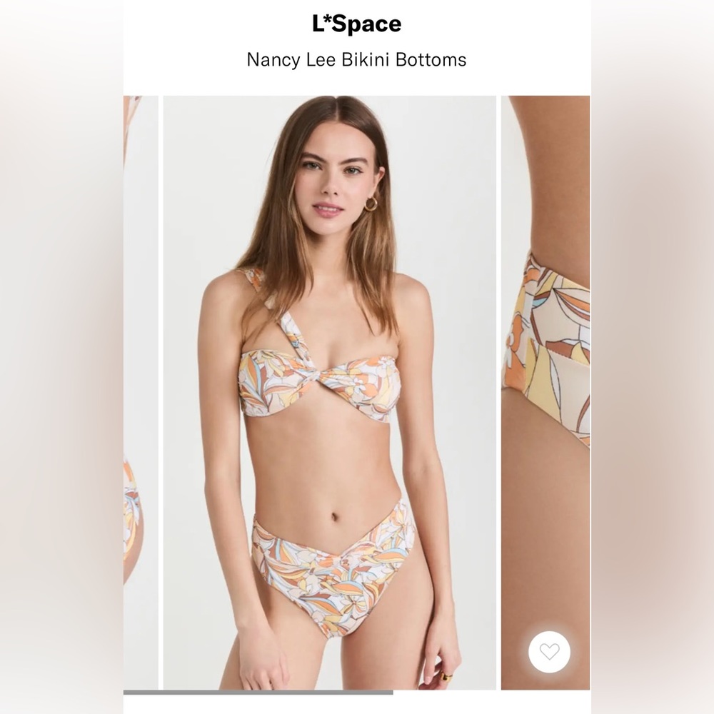 L*Space Nancy Lee Bikini Top and Bottoms Size M